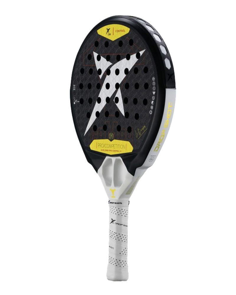Drop Shot Explorer Pro Control 1.0 2025 padelracket schuin vooraanzicht