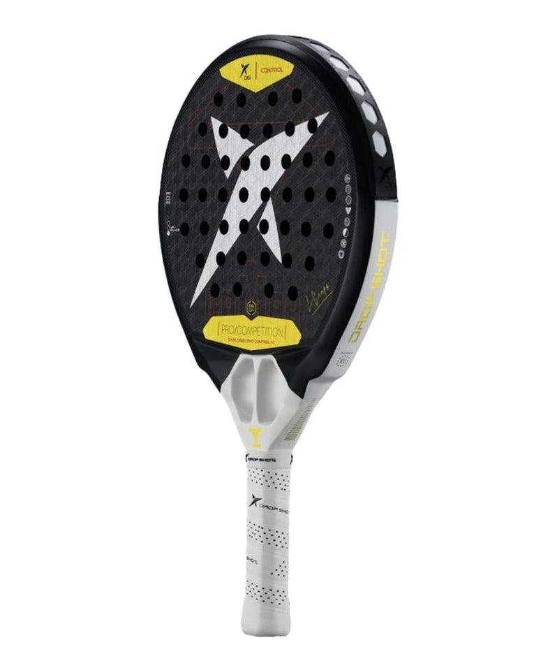 Drop Shot Explorer Pro Control 1.0 2025 padelracket schuin vooraanzicht