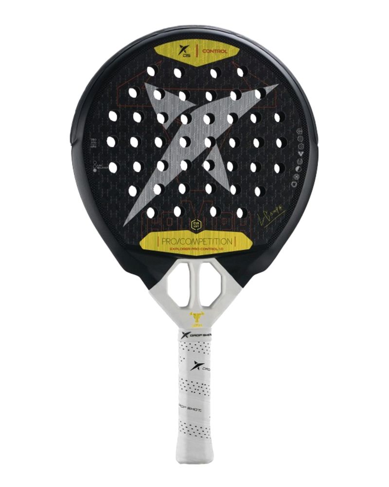Drop Shot Explorer Pro Control 1.0 2025 padelracket vooraanzicht