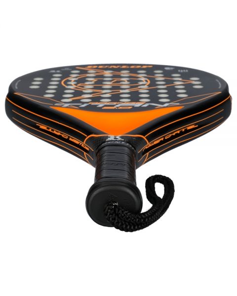 Onderzijde van de handgreep van de Dunlop Titan 2.0 Oranje 2024 padelracket