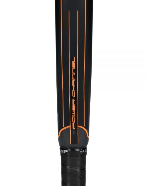 Detail van het frame en Power Channel van de Dunlop Titan 2.0 Oranje 2024