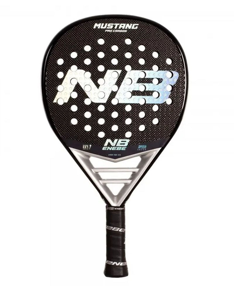 Enebe Mustang Silver 3K front padelracket