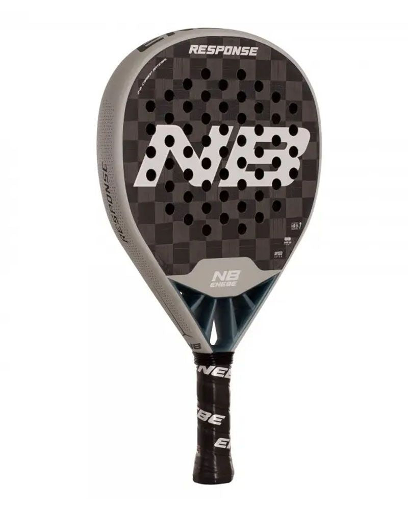 Enebe Response 24K Silver 2025 schuin vooraanzicht links padelracket