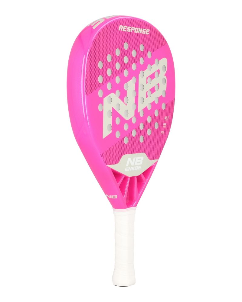 Enebe Response Pink schuin vooraanzicht rechts padelracket