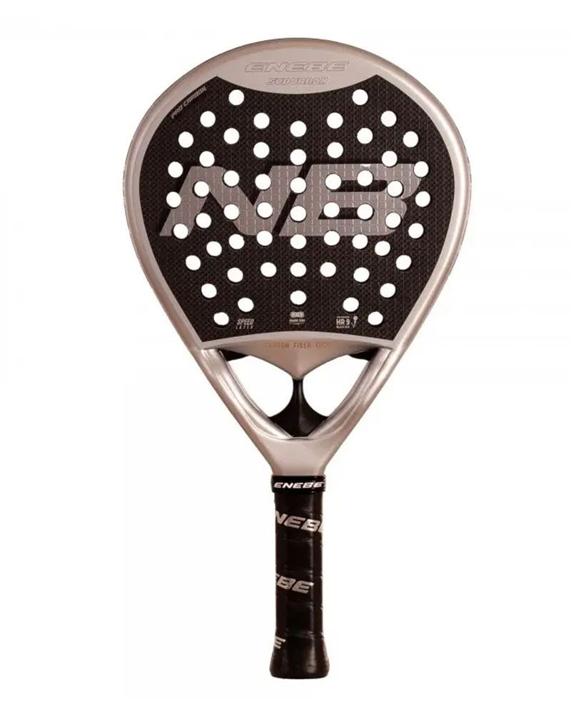 Enebe Suburban Silver 3K 2026 front padelracket