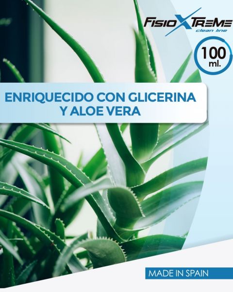 FisioXtreme Clean Line Aloe Vera 100 ml handgel verrijkt met aloë vera
