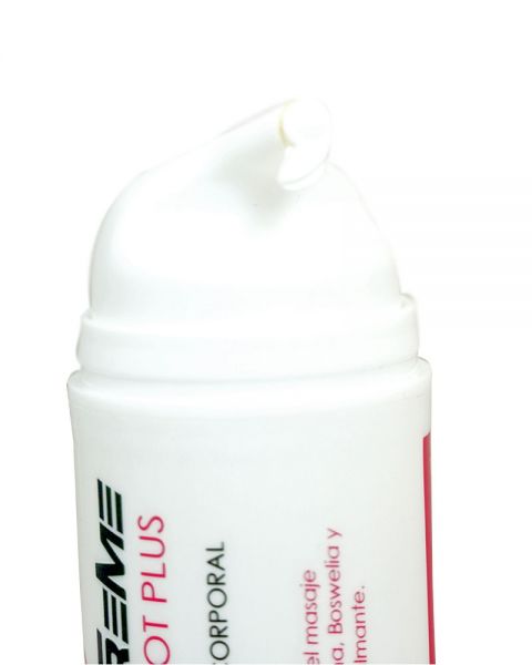 Detail van de doseerkop van FisioXtreme Hot Plus