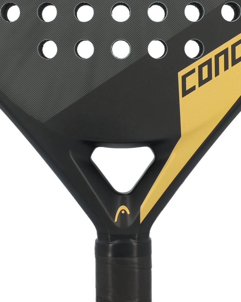 Detail van het hart en frame van de Head Concord 2025 padelracket