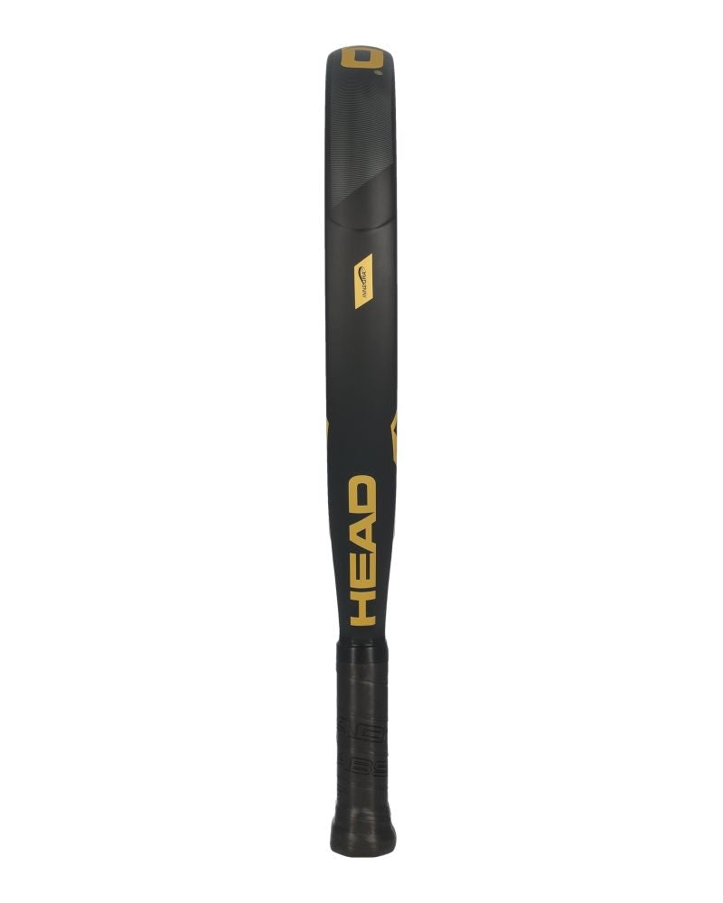 Zijaanzicht van de Head Concord 2025 padelracket en het frameprofiel