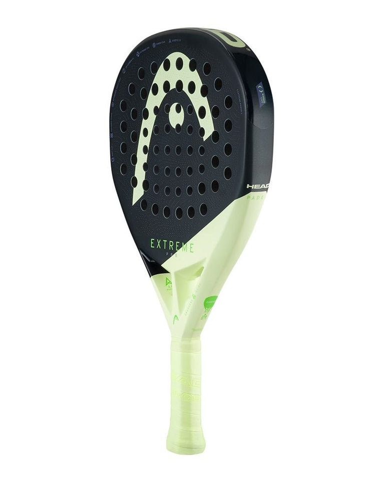 Head Extreme Pro 2026 padelracket schuin van voren met zichtbaar frame
