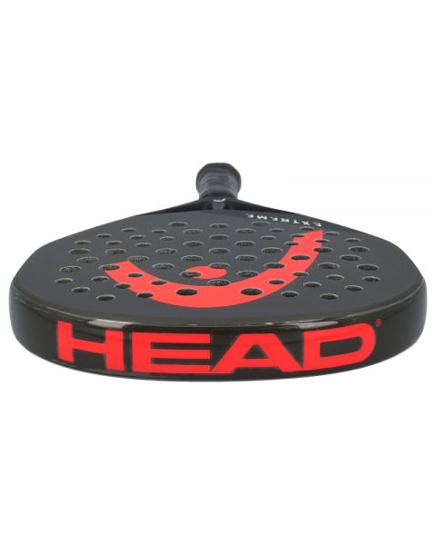Bovenzijde van de Head Extreme Pro Arturo Coello 2024 met diamantvormig racketblad