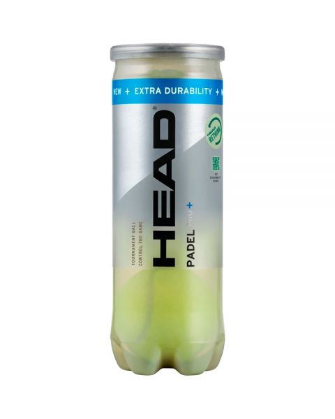 Head Padel Pro Plus koker met 3 premium padelballen