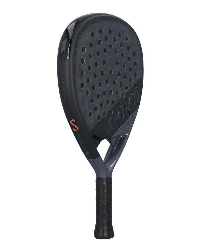 Schuin achteraanzicht van het Head Speed Pro X 2023 221043 padelracket