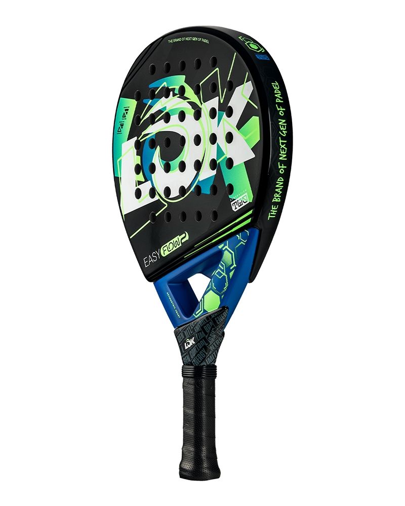 Lok Easy Flow Gen 2 schuin vooraanzicht padelracket