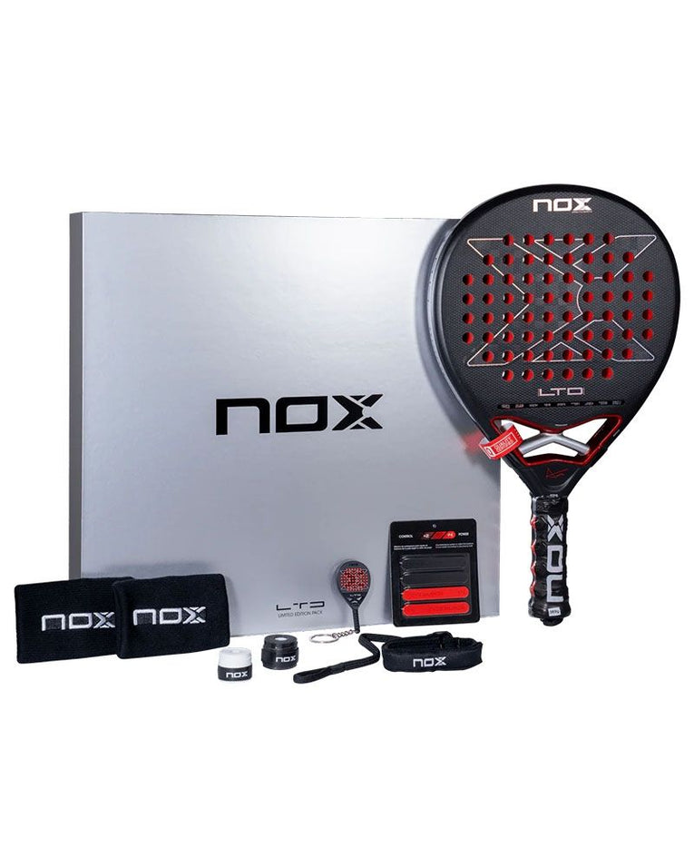 NOX AT10 Genius 12K LTD 2026 Pack met padelracket, premium box en accessoires