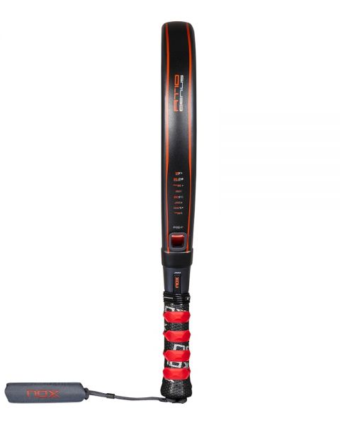 Nox AT10 Genius 18K Alum By Agustín Tapia 2025 zijprofiel van het padelracket