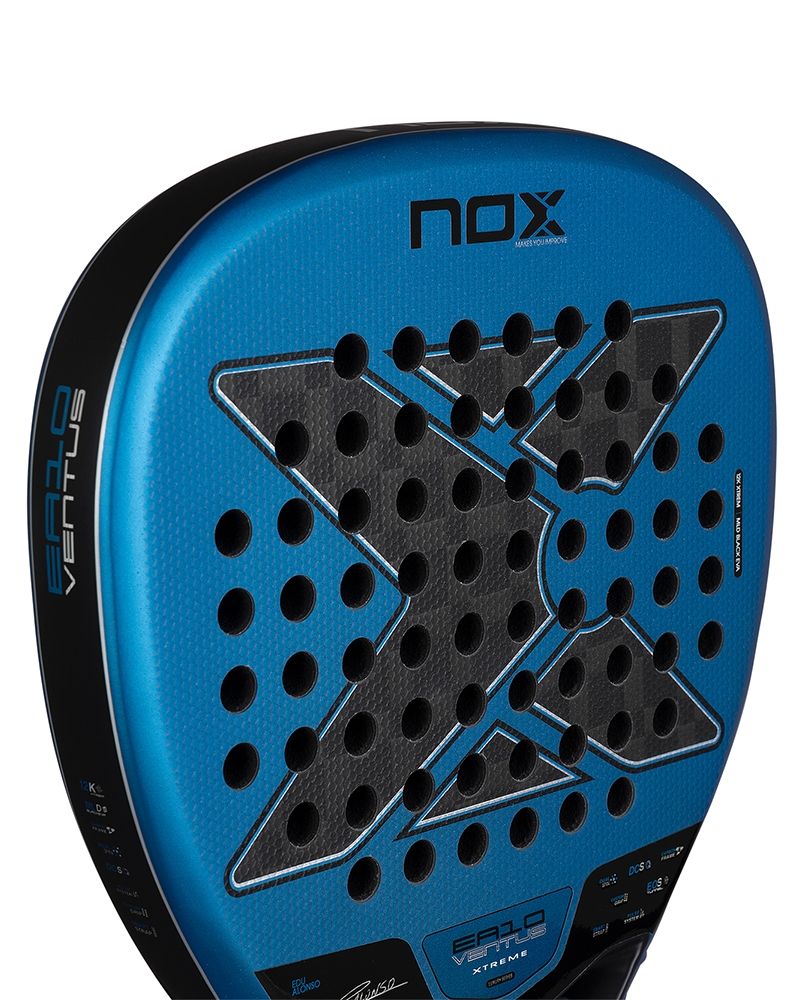 Nox EA10 Ventus Attack 12K Xtrem by Edu Alonso detail racketblad padelracket