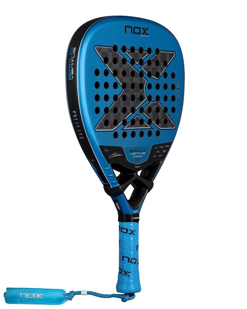 Nox EA10 Ventus Attack 12K Xtrem by Edu Alonso schuin achteraanzicht padelracket