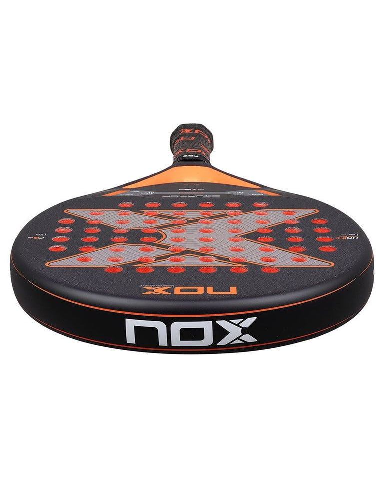 Nox Equation Hard Advanced 2026 bovenaanzicht padelracket