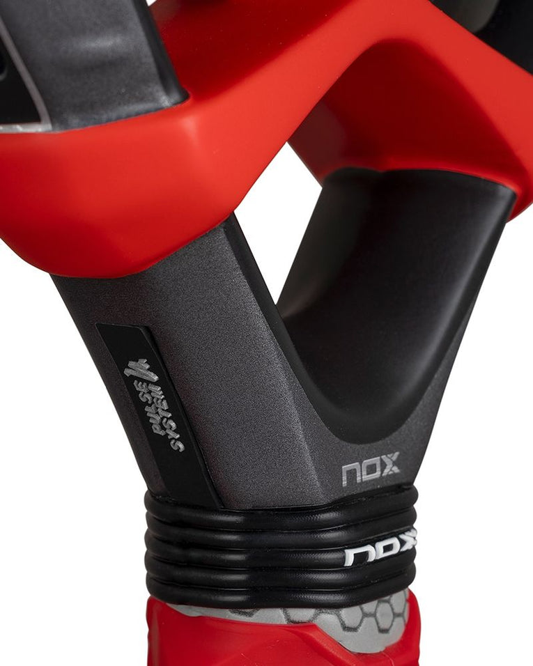 Nox ML10 Ventus Control 3K By Miguel Lamperti 2026 detail brugconstructie close-up padelracket