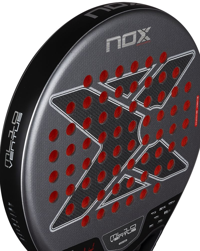 Nox ML10 Ventus Control 3K By Miguel Lamperti 2026 detail racketblad padelracket