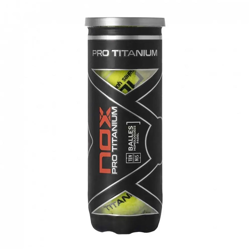 Nox Pro Titanium ballen koker met 3 padelballen