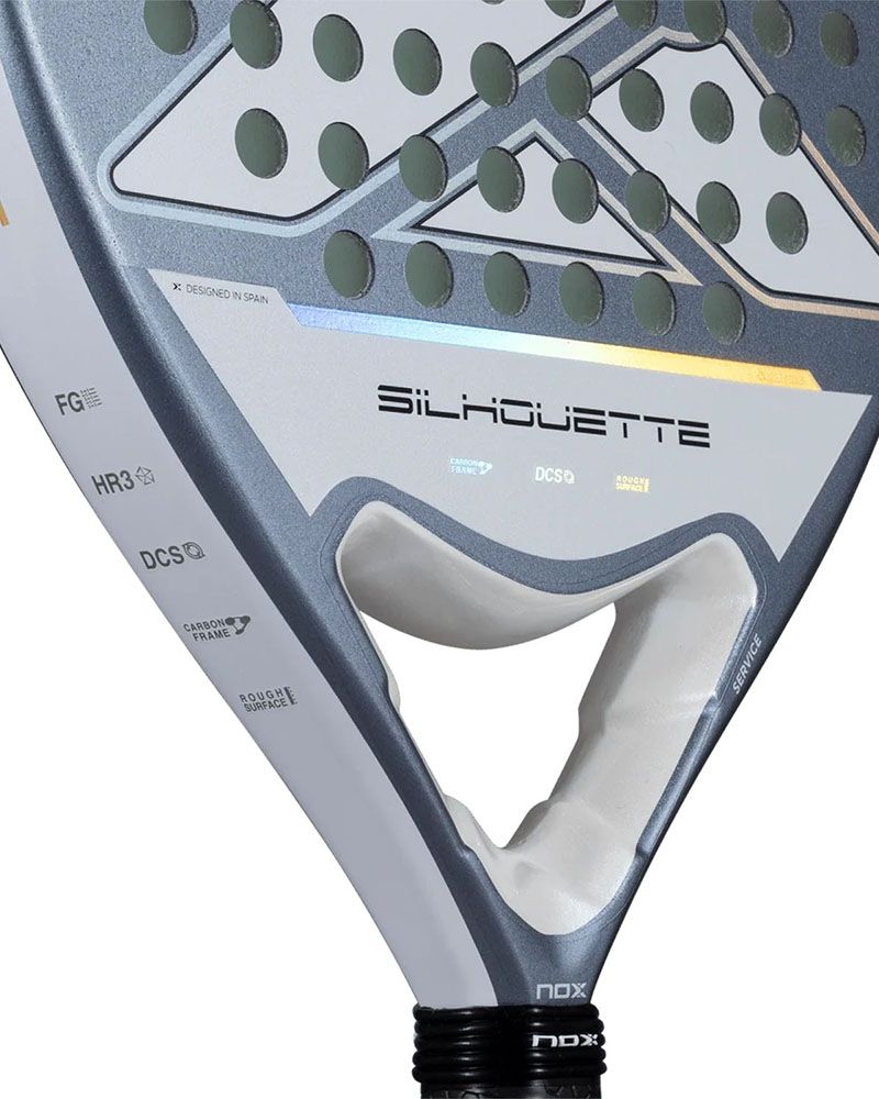 Detail van brug en onderste slagvlak van de NOX X-One Silhouette 2026