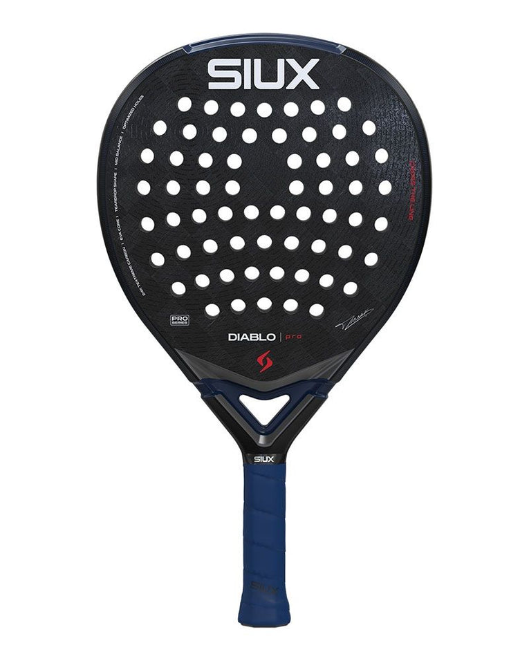Siux Diablo Pro 2026 Night Blue padelracket vooraanzicht