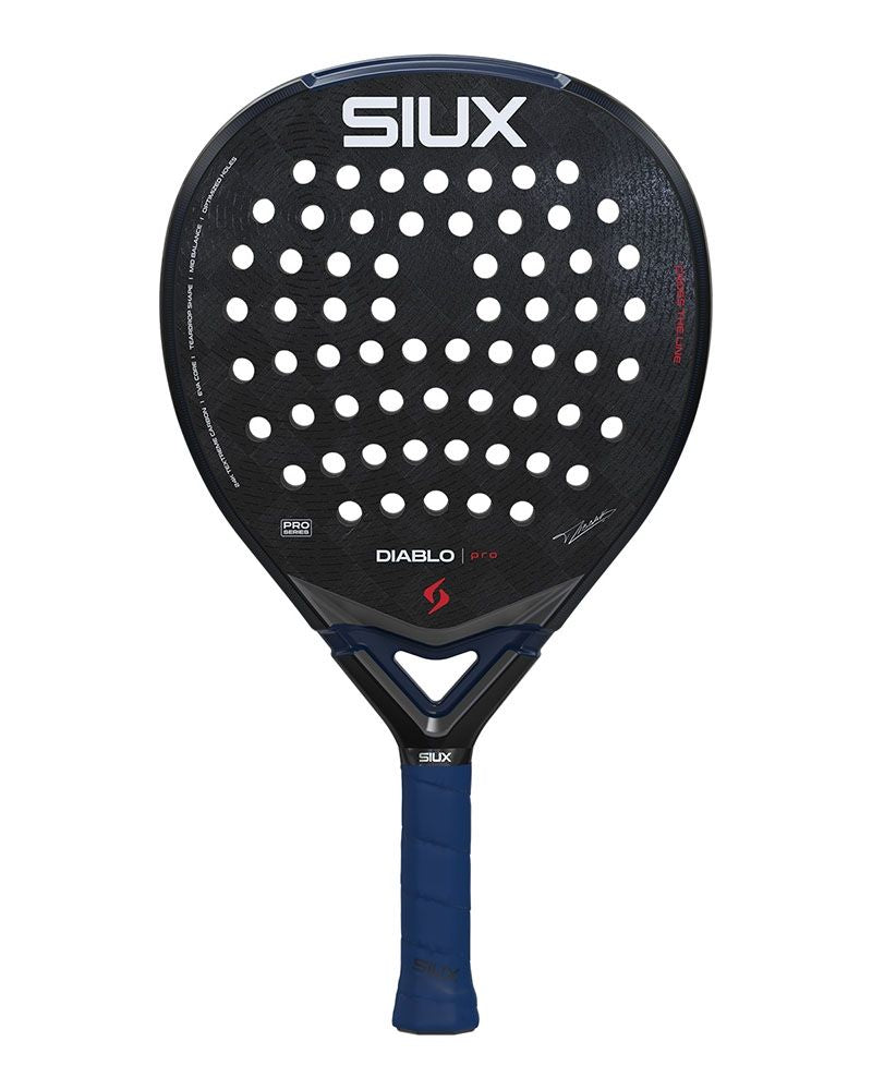 Siux Diablo Pro 2026 Night Blue padelracket vooraanzicht