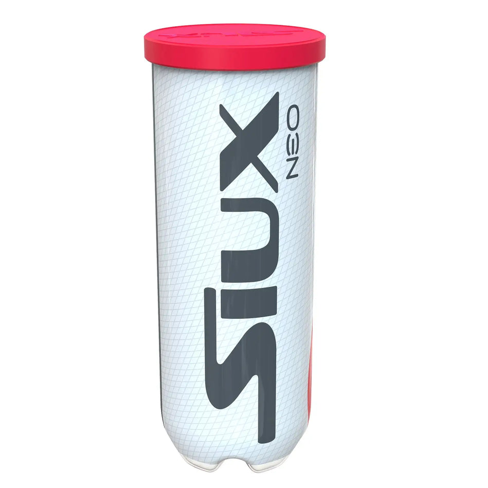 Siux Neo Balls padelballen koker front met 3 padelballen