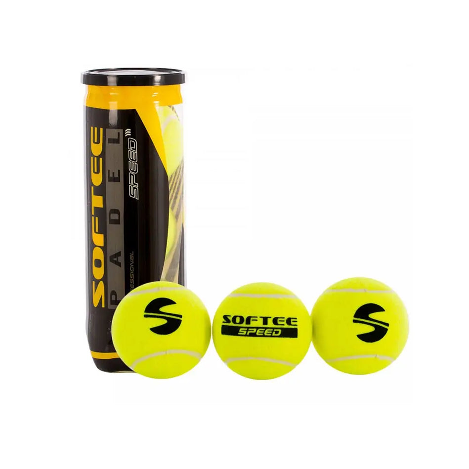 Softee Speed padelballen koker met 3 padelballen