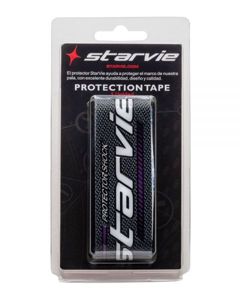 StarVie PVC Protector Morado framebeschermer voor padelracket in verpakking