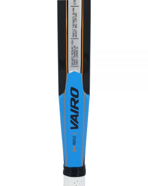 Vairo Everlast Confort 2023 profiel van het frame en zijkant van het padelracket