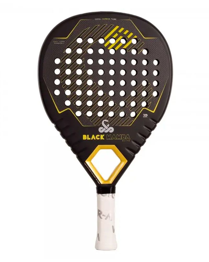Vibor-A Black Mamba Élite 3K 2.0 2025 padelracket voorkant