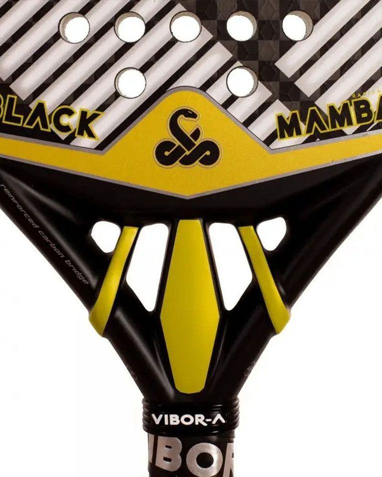 Vibor-A Black Mamba Radical 12K 3.0 detail brugconstructie padelracket