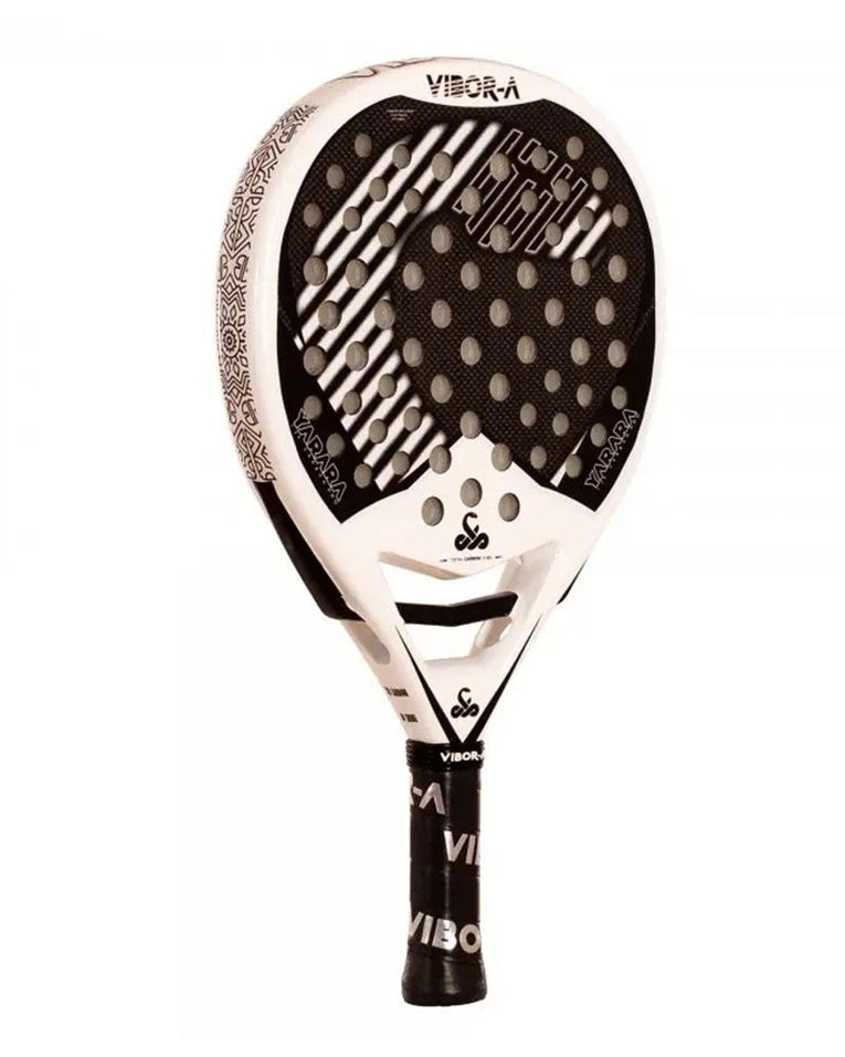 Vibor-A Yarara Pro White 2.0 schuin vooraanzicht padelracket
