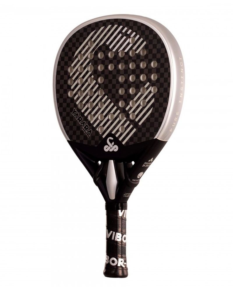 Vibor-A Yarara Radical 12K 2.0 2025 schuin vooraanzicht rechts padelracket