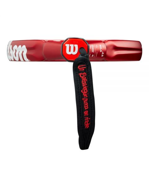 Handvat en afneembare polsband van het Wilson Bela Pro V2.5 padelracket