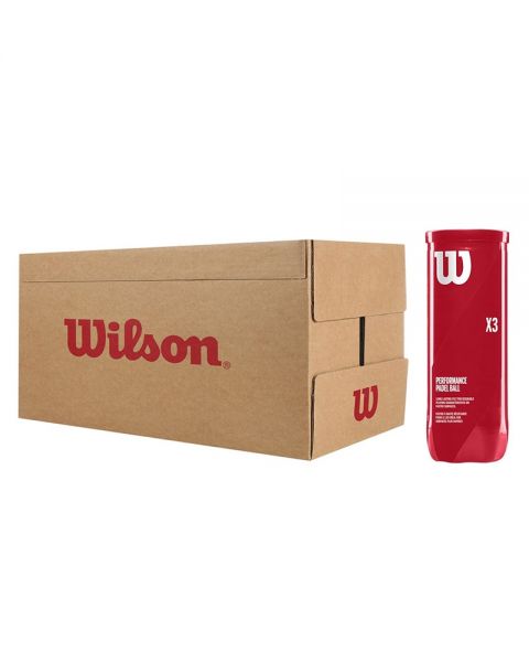Wilson Padel X3 Ball doos met 24 kokers en 72 padelballen